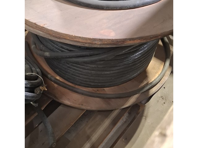 2x kabel op houten haspel, raycom - afbeelding 7 van  8