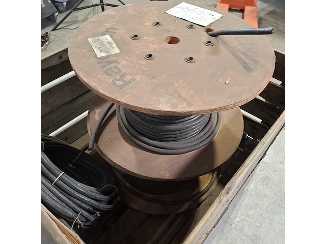 2x kabel op houten haspel, raycom - afbeelding 8 van  8