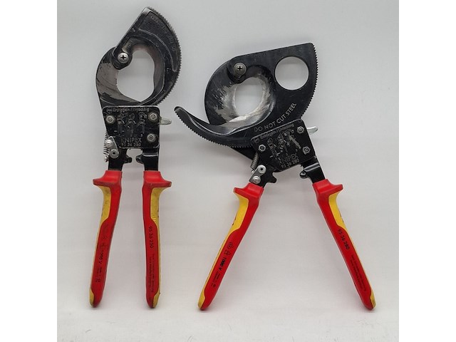 2x kabelschaar, knipex, 95 36 280, 95 36 250 - afbeelding 1 van  14