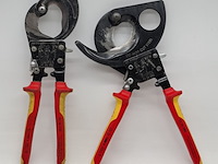 2x kabelschaar, knipex, 95 36 280, 95 36 250 - afbeelding 1 van  14