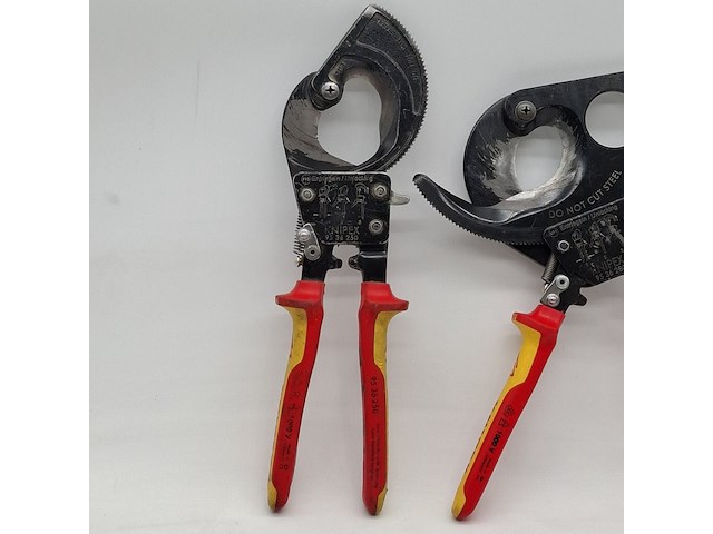 2x kabelschaar, knipex, 95 36 280, 95 36 250 - afbeelding 2 van  14