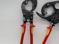 2x kabelschaar, knipex, 95 36 280, 95 36 250 - afbeelding 2 van  14