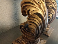 2x kandelaar, fink, natale, goud - afbeelding 5 van  5