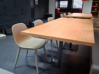 2x kantinetafel met 6x design stoel muuto - afbeelding 2 van  7
