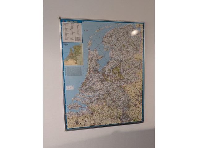 2x kantoor landkaart - afbeelding 2 van  3