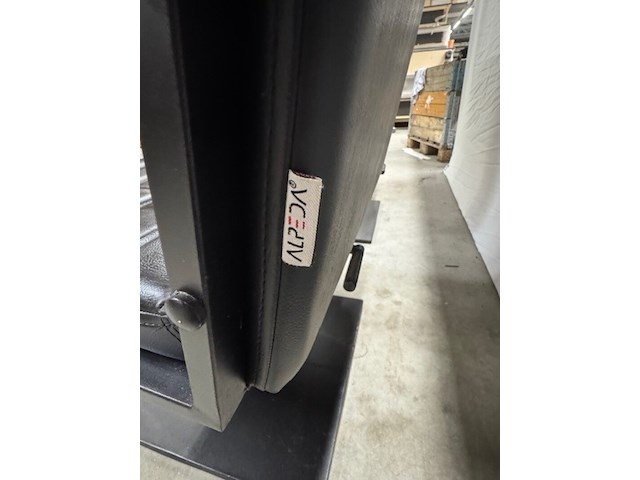 2x kappersstoel, alpeda, tempo, zwart - afbeelding 3 van  7