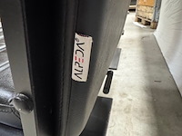 2x kappersstoel, alpeda, tempo, zwart - afbeelding 3 van  7