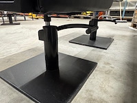 2x kappersstoel, alpeda, tempo, zwart - afbeelding 7 van  7