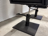 2x kappersstoel, alpeda, tempo, zwart - afbeelding 5 van  10