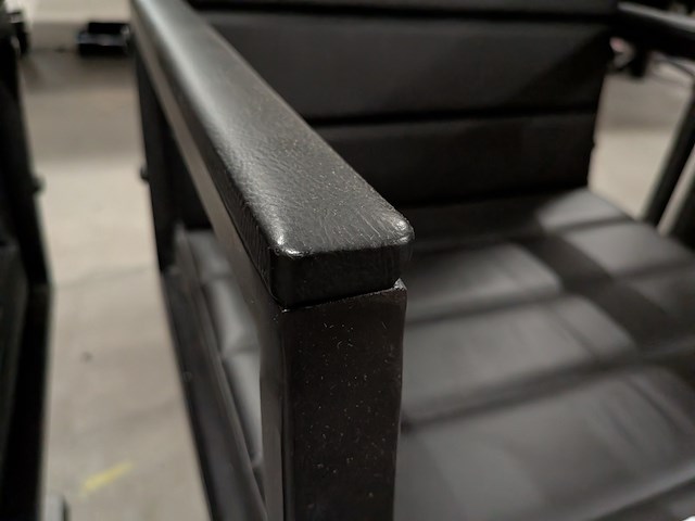 2x kappersstoel, alpeda, tempo, zwart - afbeelding 6 van  10