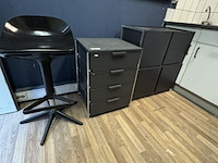 2x kast en barkruk kartell, zwart - afbeelding 1 van  6