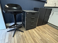 2x kast en barkruk kartell, zwart - afbeelding 2 van  6
