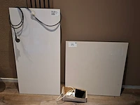 2x keramisch elektrisch verwarmingspaneel hybro