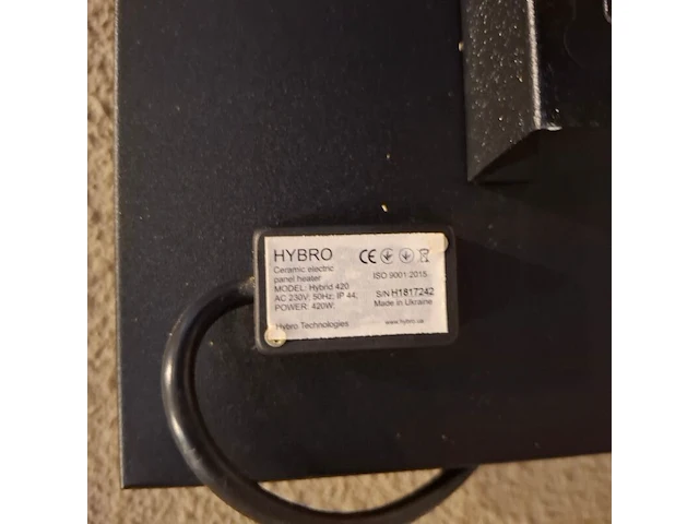 2x keramisch elektrisch verwarmingspaneel hybro - afbeelding 5 van  8