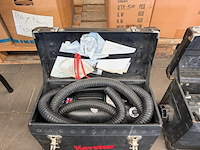 2x kerstar professionele stofafzuig-/industriële stofzuigerunit met slangen - afbeelding 3 van  5
