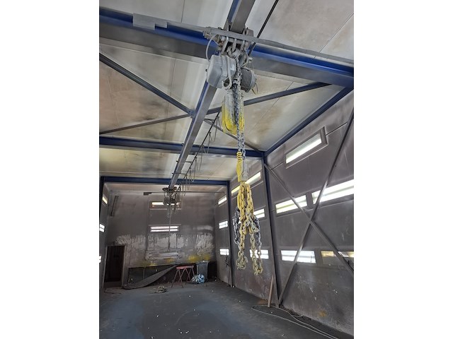 2x kettingtakel op loopkat - afbeelding 1 van  6