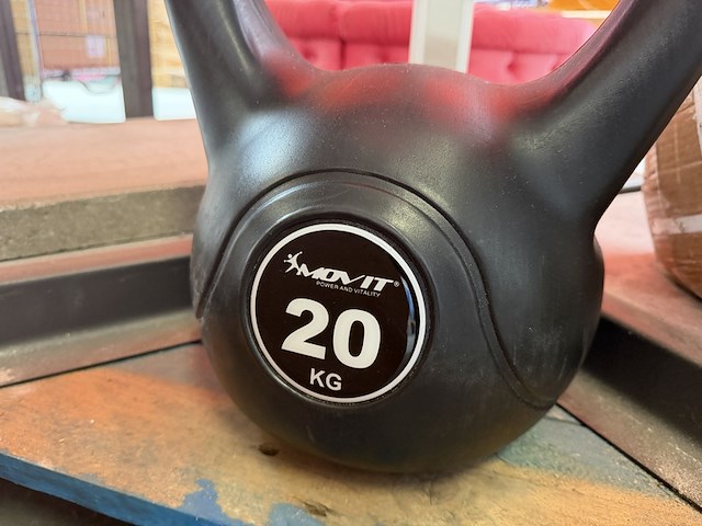 2x kettlebell 20 kg, movit - afbeelding 2 van  4