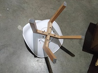 2x kinder binnen- of buitenstoelen, wit - afbeelding 5 van  5