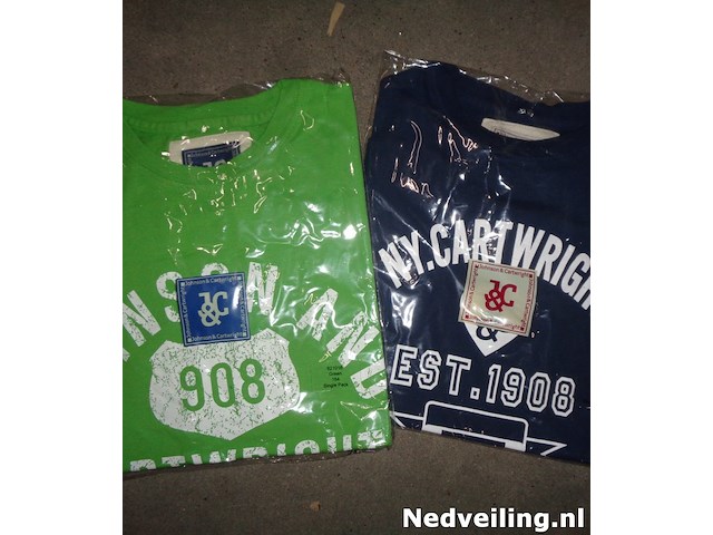 2x kinder t-shirts maat 164 - afbeelding 2 van  3