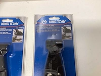 (2x) king tony asplaatstangen / boot clamp pliers - afbeelding 4 van  7
