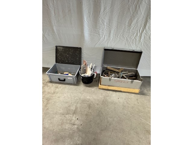 2x kist spanen en troffels - afbeelding 1 van  5