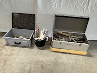 2x kist spanen en troffels - afbeelding 1 van  5