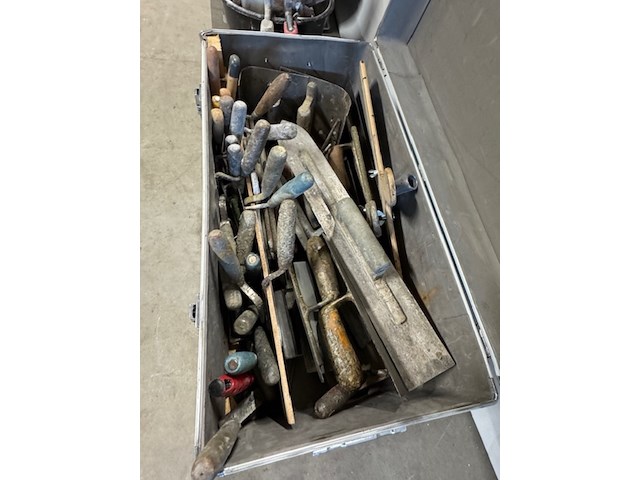 2x kist spanen en troffels - afbeelding 3 van  5