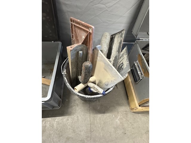 2x kist spanen en troffels - afbeelding 4 van  5