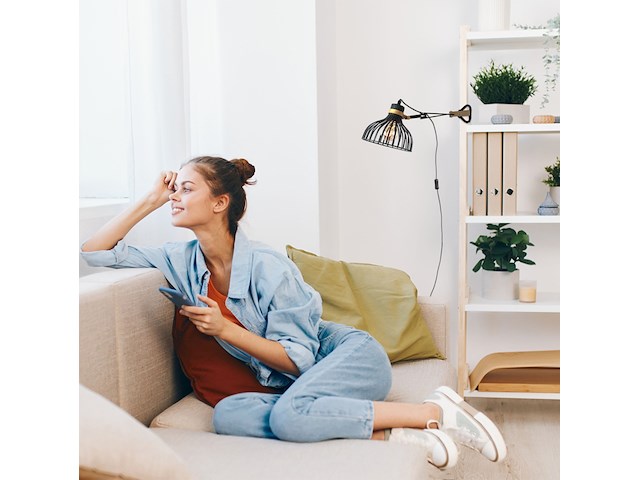 2x klemspot dunbar anne light, 3093zw, zwart, goud, bouwjaar 2025, nieuw in doos - afbeelding 2 van  8