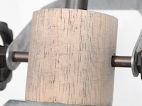 2x klemspot en wandlamp nikkel e27 fitting, mexlite, gearwood 2752ni, nikkel, 2026 - afbeelding 3 van  5