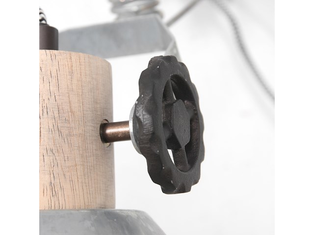 2x klemspot en wandlamp nikkel e27 fitting, mexlite, gearwood 2752ni, nikkel, 2026 - afbeelding 4 van  5