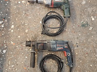 2x klopboormachine, bosch en metabo - afbeelding 1 van  12