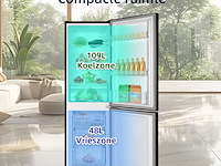 2x koel-vriescombinatie 157 liter chiq, cbm157lc - afbeelding 3 van  8