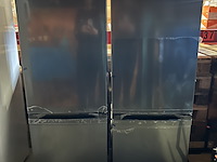 2x koel-vriescombinatie 157 liter, chiq, fbm157l42 - afbeelding 1 van  6