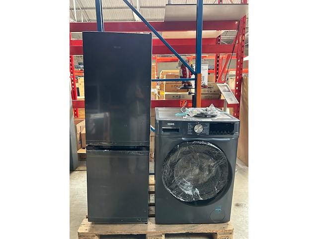2x koel-/vriescombinatie en wasmachine chiq - afbeelding 1 van  8