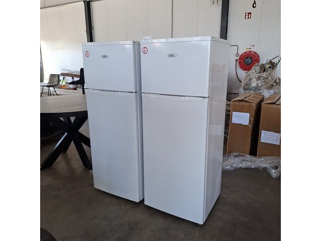 2x koelkast, everglades, evtd310, wit - afbeelding 1 van  14