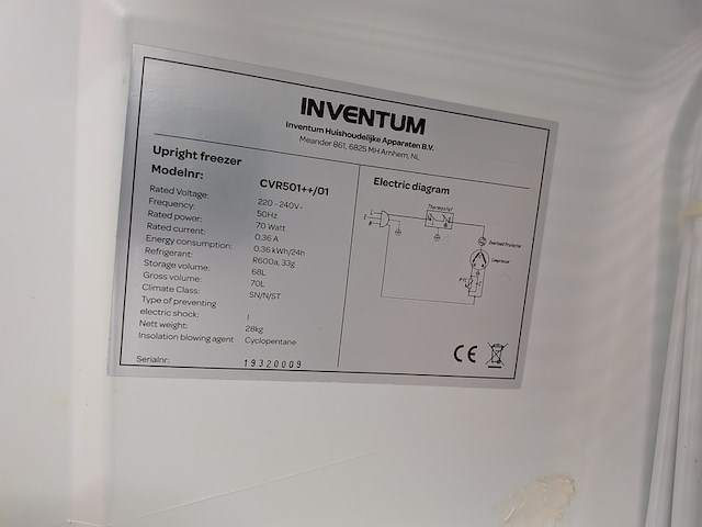 2x koelkast inventum - afbeelding 6 van  7