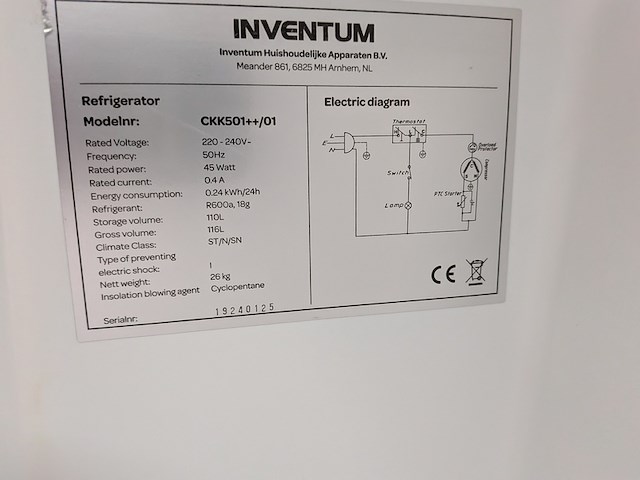 2x koelkast inventum - afbeelding 7 van  7