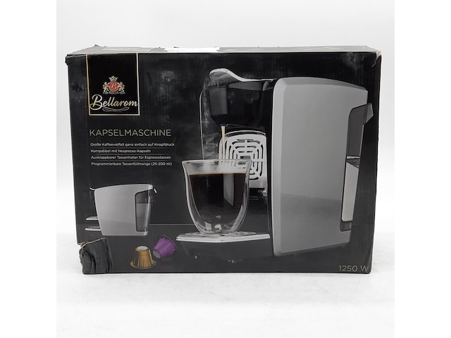 2x koffie zet apparaat, bellarom, 1250w capsule automaat - afbeelding 1 van  3
