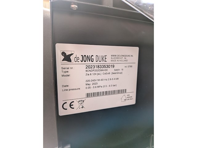 2x koffiemachine de jong duke, zia 8.124, zia 1.035 - afbeelding 5 van  7