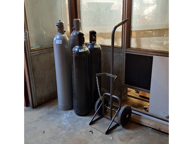 2x kooldioxide-en 2x azotefles - afbeelding 1 van  6