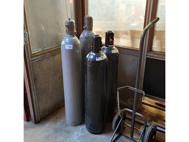 2x kooldioxide-en 2x azotefles - afbeelding 6 van  6