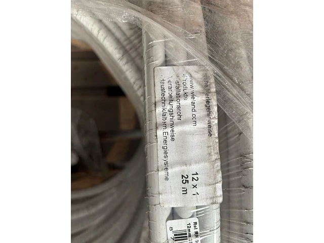 2x koperen buis/mantel rol 25 meter - afbeelding 3 van  3