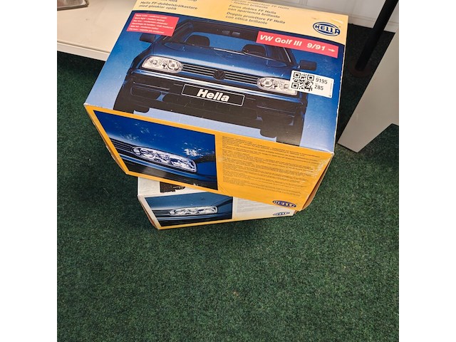 2x koplampen, hella / volkswagen, golf type 3 - afbeelding 1 van  1