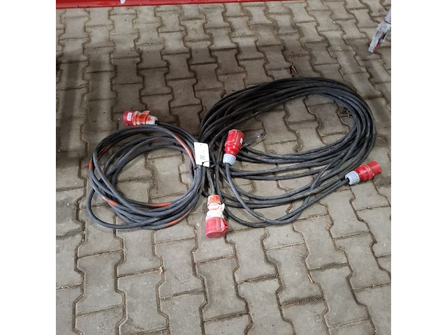 2x krachtstroom verlengkabel 32a - afbeelding 1 van  7