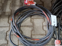 2x krachtstroom verlengkabel 32a - afbeelding 2 van  7