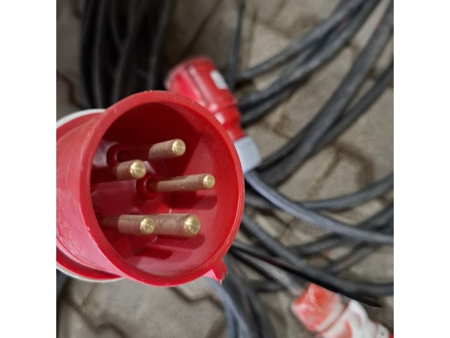 2x krachtstroom verlengkabel 32a - afbeelding 3 van  7