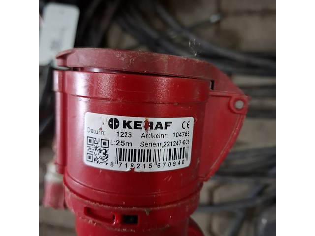 2x krachtstroom verlengkabel 32a - afbeelding 5 van  7