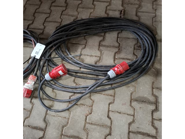2x krachtstroom verlengkabel 32a - afbeelding 6 van  7