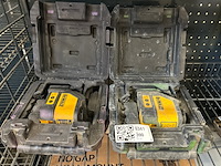 2x kruislijnlasers, 1x boorhamer met snoer dewalt - afbeelding 2 van  7